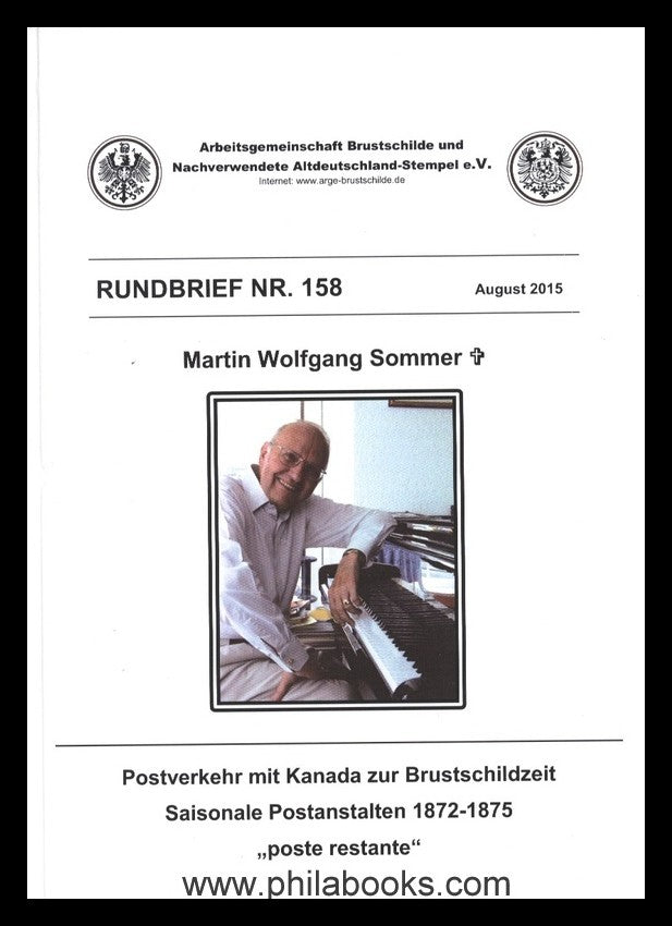 ArGe Brustschilde, circular no. 158, August 2015, postal traffic with ...
