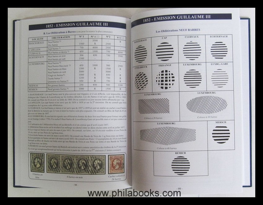 Goebel, R., Catalogue spécialisé du Luxembourg, Volume I Des Origi ...