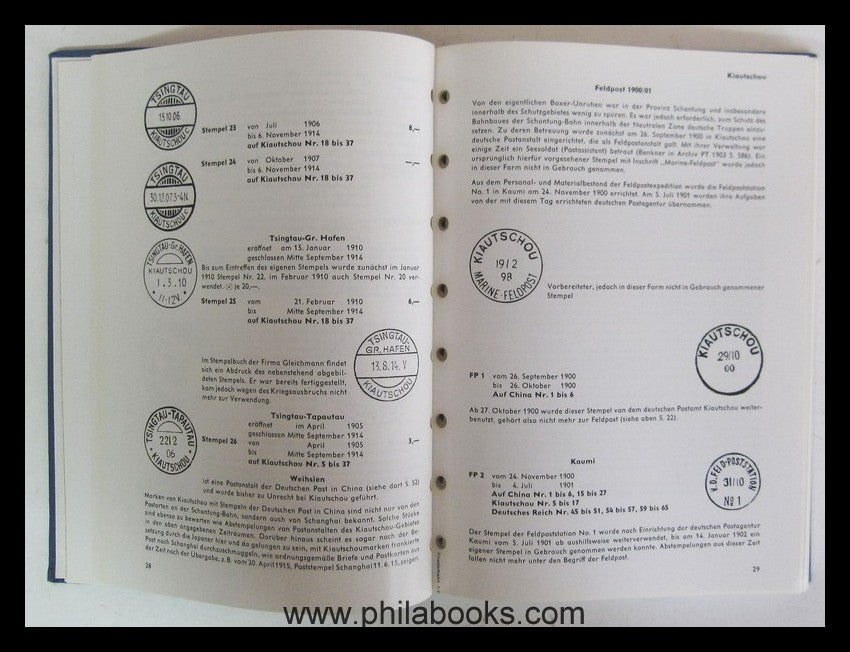 Friedemann, A., Die Postwertzeichen und Entwertungen der deutschen ...