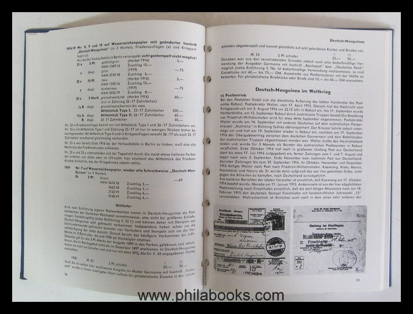 Friedemann, A., Die Postwertzeichen und Entwertungen der deutschen ...