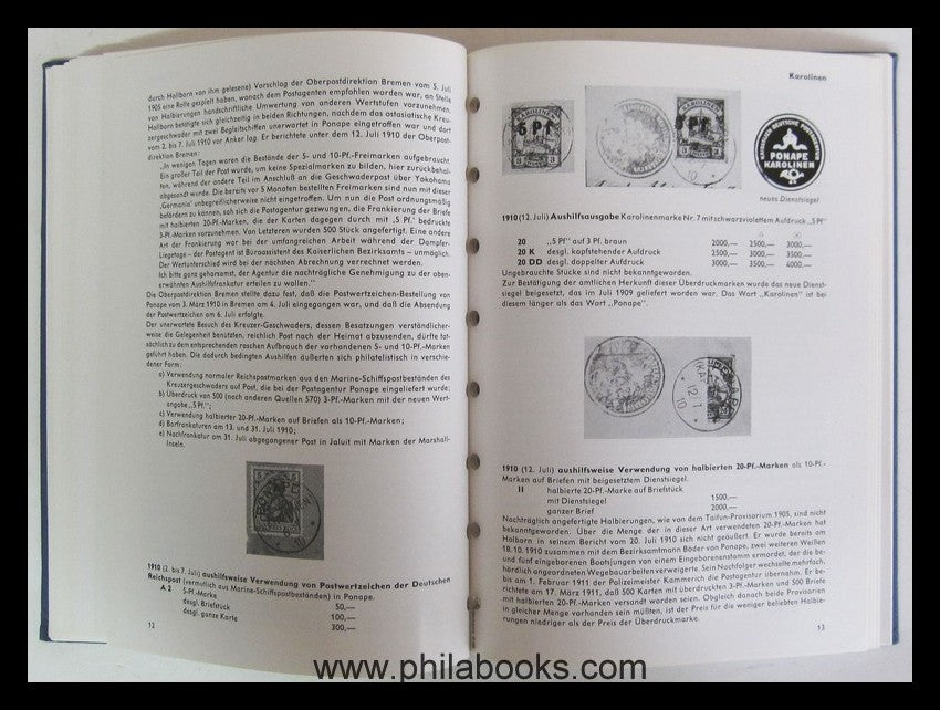 Friedemann, A., Die Postwertzeichen und Entwertungen der deutschen ...