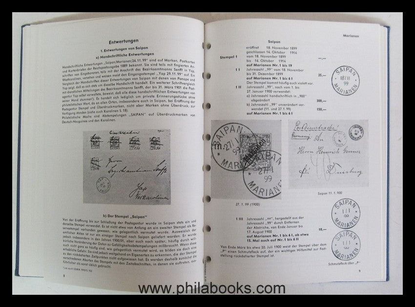Friedemann, A., Die Postwertzeichen und Entwertungen der deutschen ...