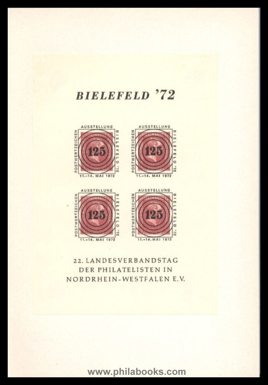 BIELEFELD: Postage stamp collectors' association Bielefeld eV (ed.), ...