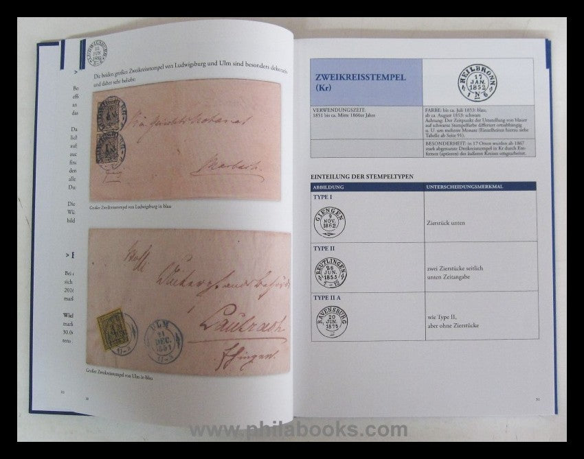 Heinrich, T., Kingdom of Württemberg. Stamp of the cruiser era 1851...