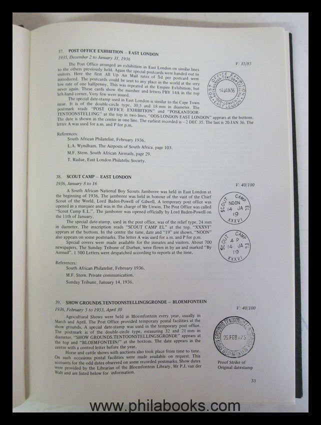 Reisener, H., The Special and Commemorative Postmarks, Cachets and ...