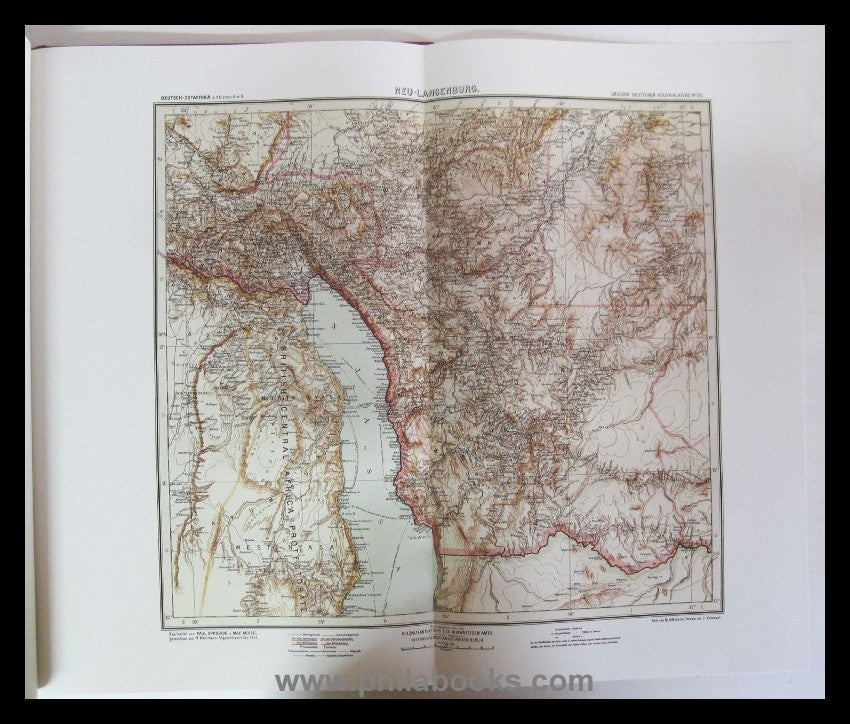 Large German Colonial Atlas. Edited by Paul Sprigade and...