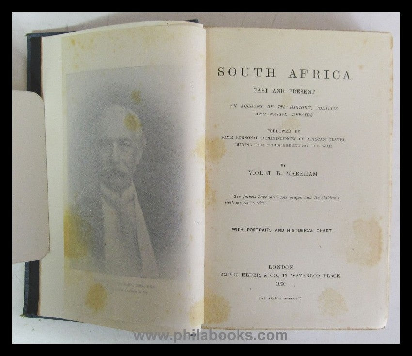 Smith, Elder & Co. (Hrsg.), South Africa- Past and Present, 1900, ...