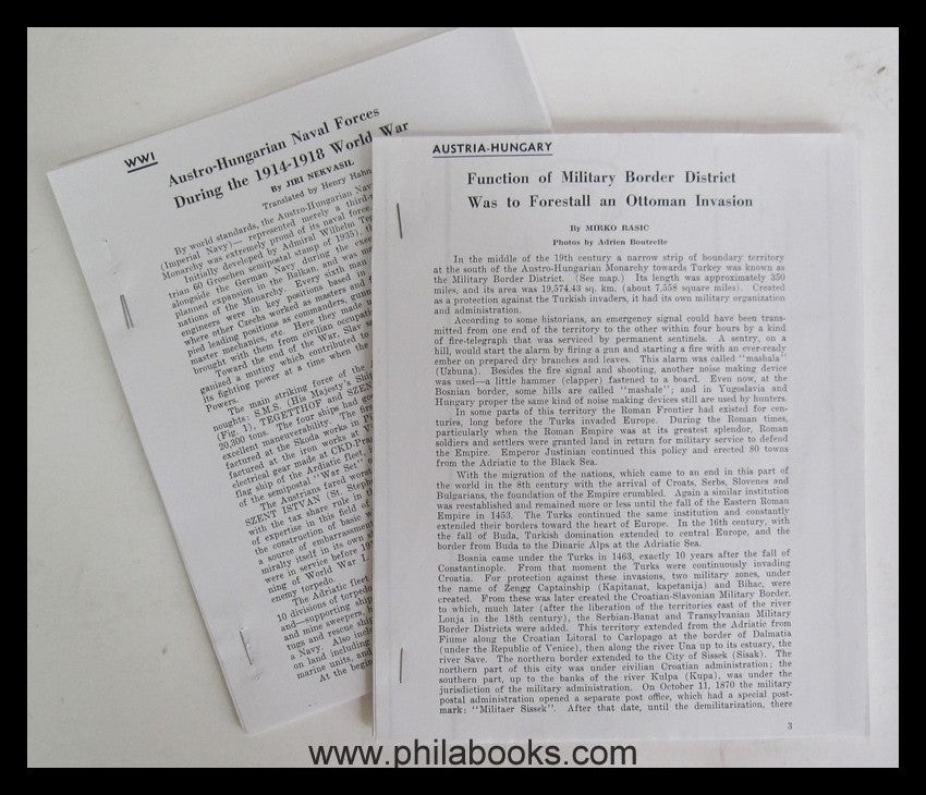 Austrian Empire, small collection of interesting contributions in a...