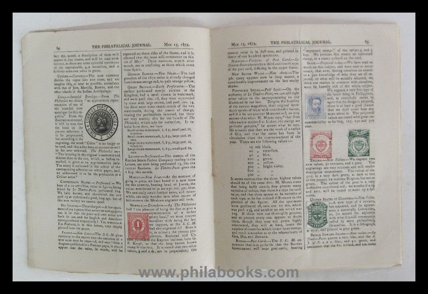 The Philatelical Journal, edited by Edward L. Pemberton, An Illust ...