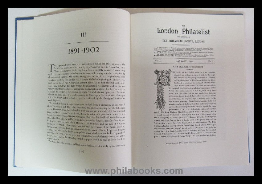 ROYAL PHILATELIC SOCIETY, The Royal Philatelic Society London 1869 ...