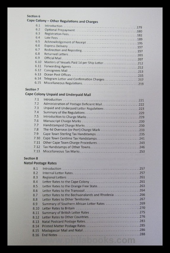 Trotter, B., Southern African Mails, Routes, Rates and Regulations ...