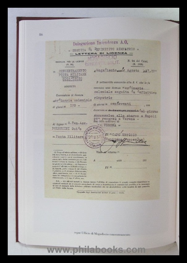 Crevato-Selvaggi/Macrelli, L'Italia in Africa Orientale Storia, Po ...