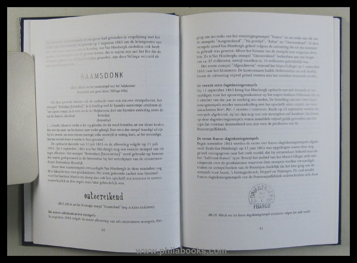 De Poststempelfabriek bij's Rijks Munt 1865-1901, 2001, Dokumentat ...