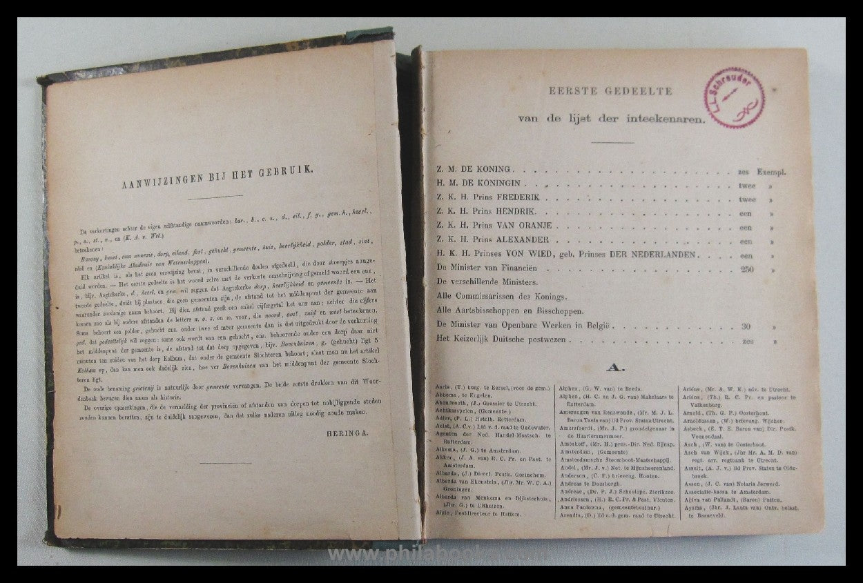Gille Heringa, S., Aardrijkskundig Handwoordenboek van Nederland, ...