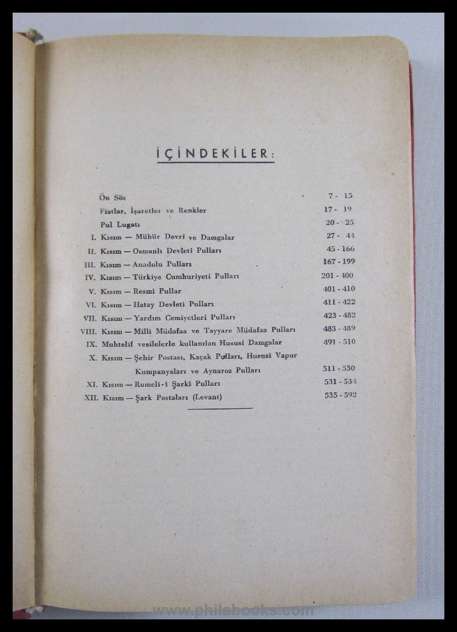 Pulhan 1959, Türk Pullari Catalog VIII, Istanbul, 1959, special ...