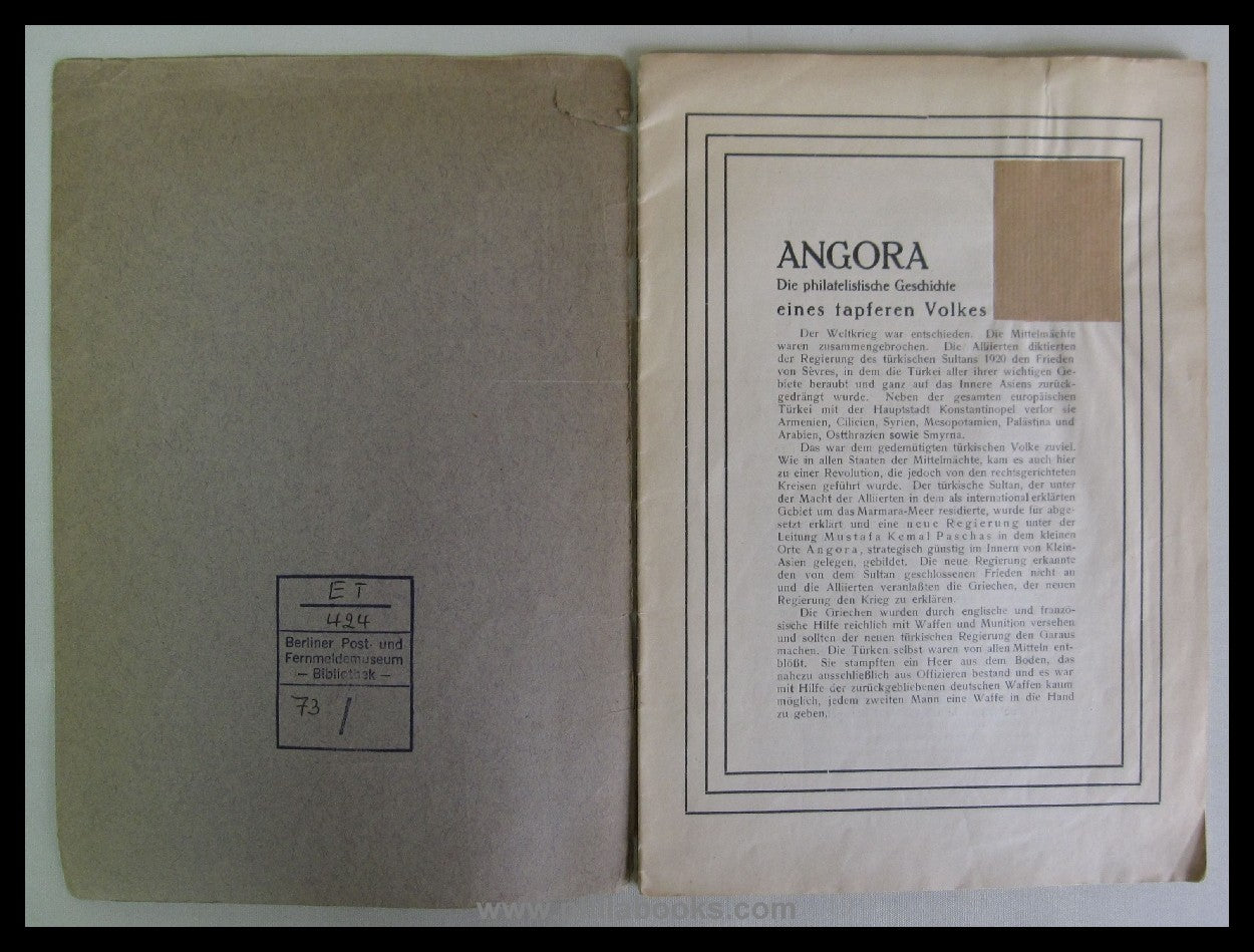 Behrens News Service - Braunschweig, Angora, The Philatelic ...