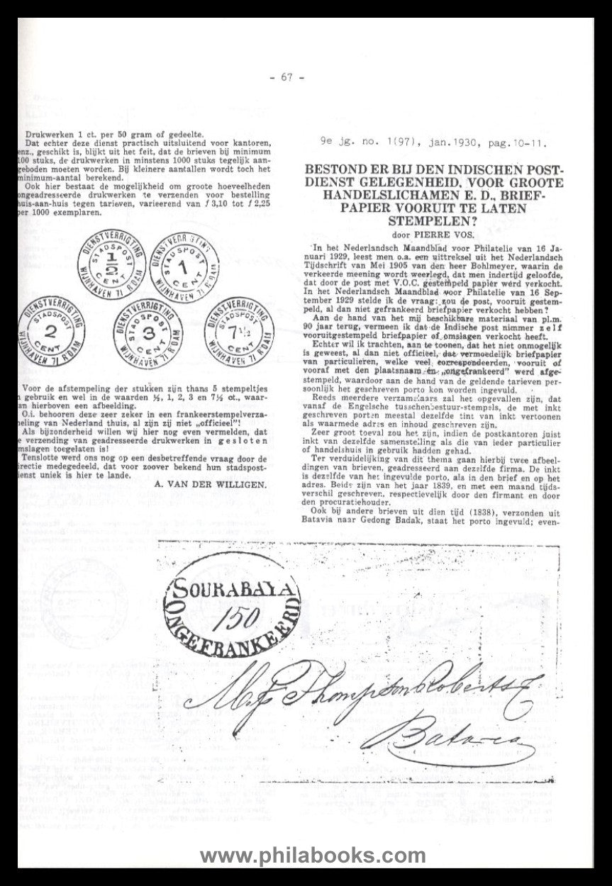 Nederlandse Bond van Filatelisten-Verenigingen, Utrecht, De Stempe ...