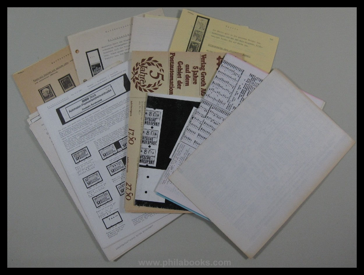 David, H.J., Briefmarkenversand für Rollenmarken Deutsches Reich, ...