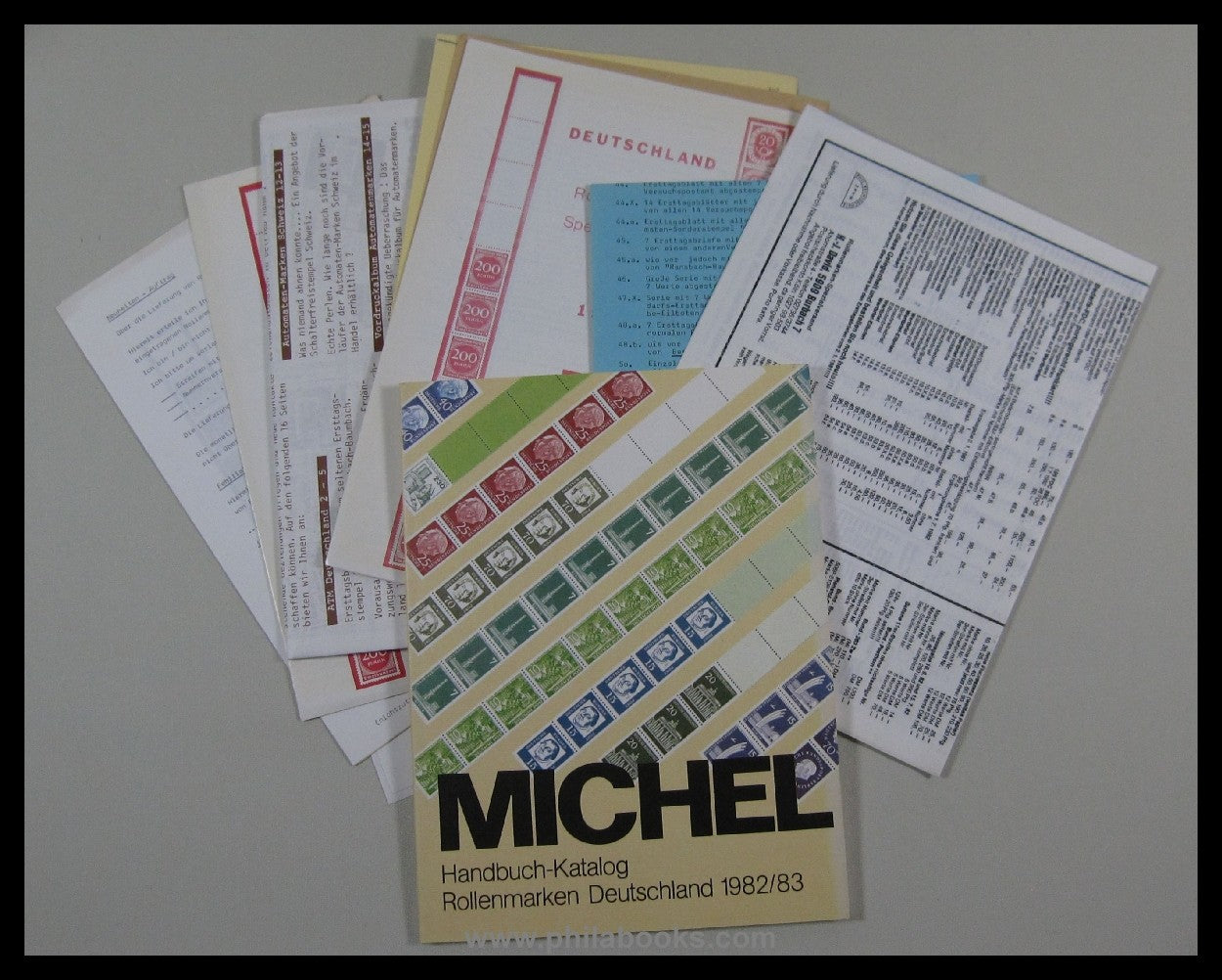 David, H.J., Briefmarkenversand für Rollenmarken Deutsches Reich, ...