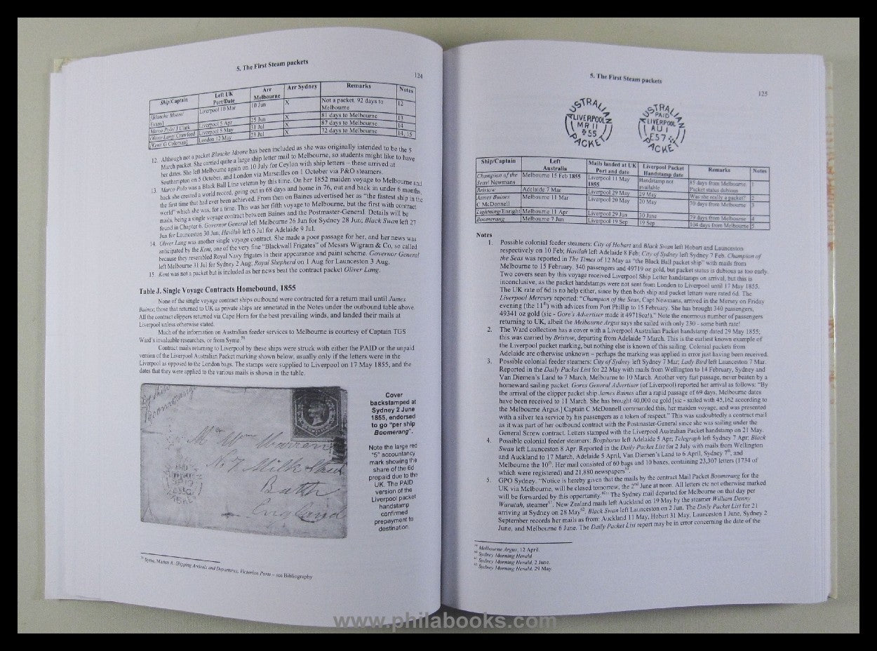 Tabeart, C., Australia New Zealand UK Mails to 1880, Rates Routes ...