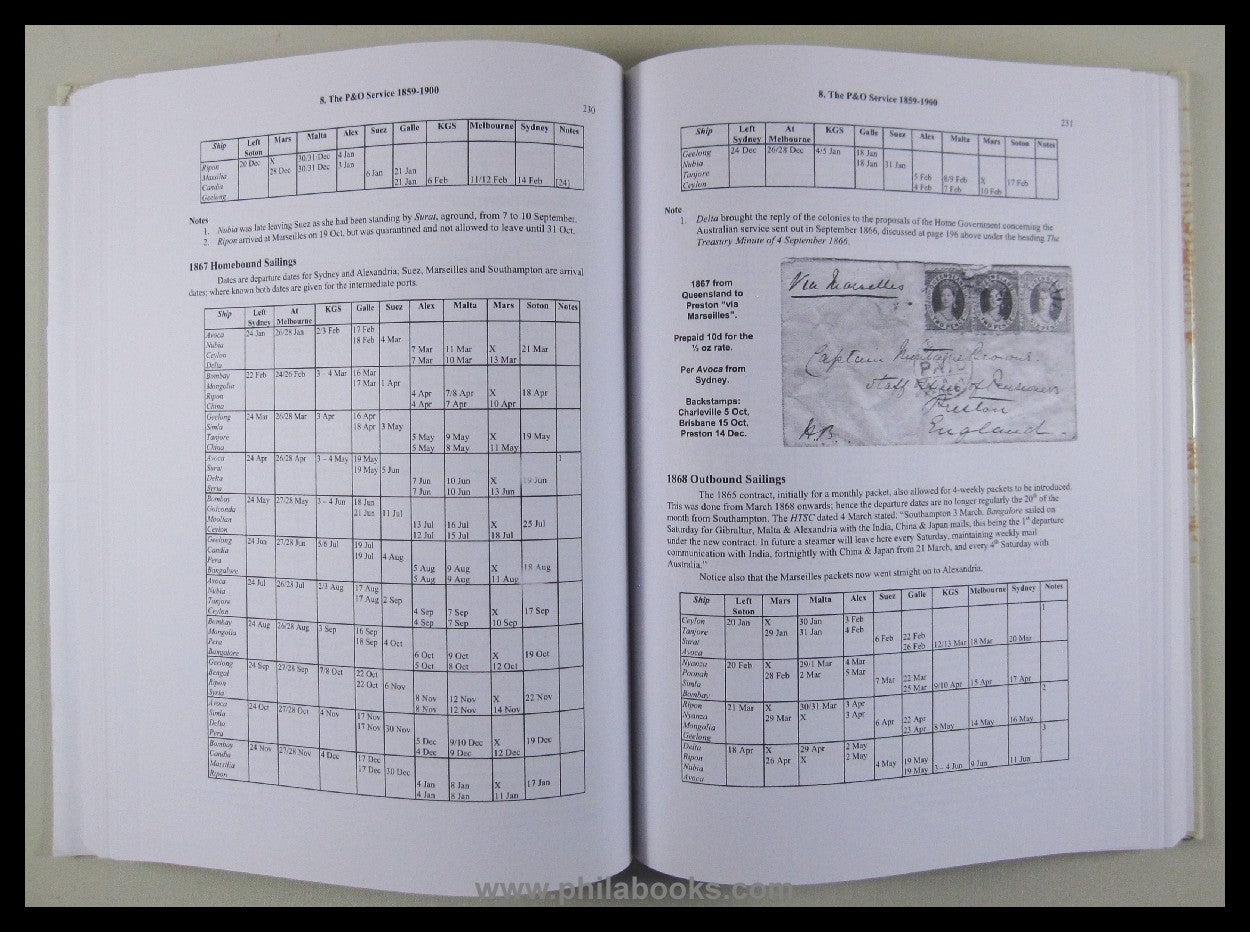 Tabeart, C., Australia New Zealand UK Mails to 1880, Rates Routes ...