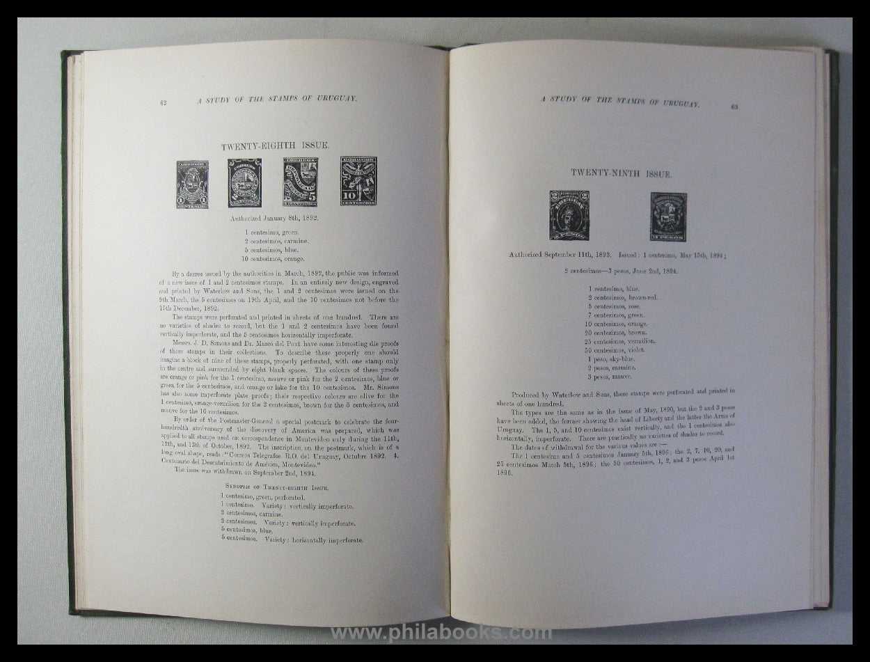 Griebert, H., A Study of the Stams of Uruguay, Stanely Gibbons Han ...