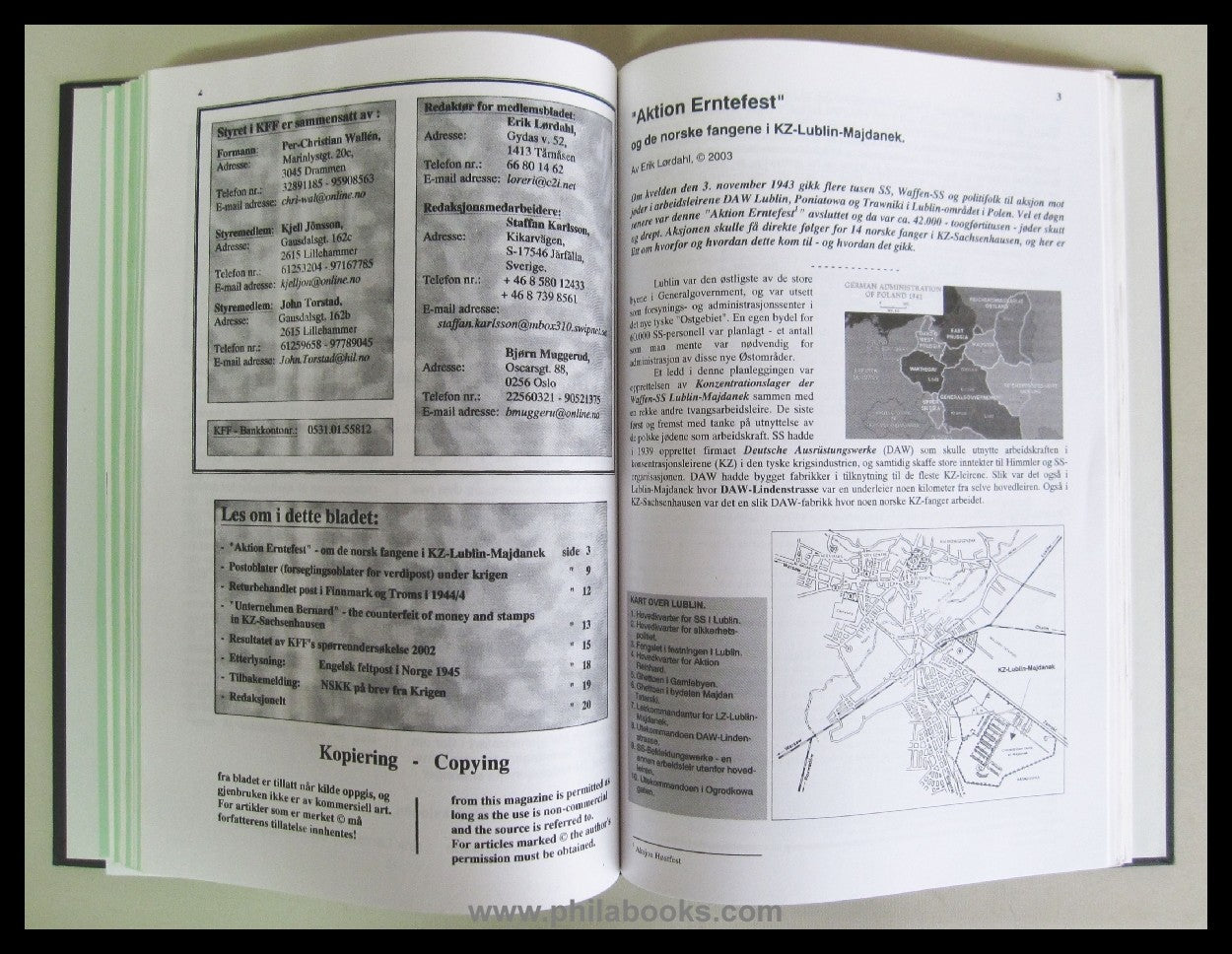 Krigsposten 2001 - 2003, Vorläufer des guten Journals Tidsskrift f ...