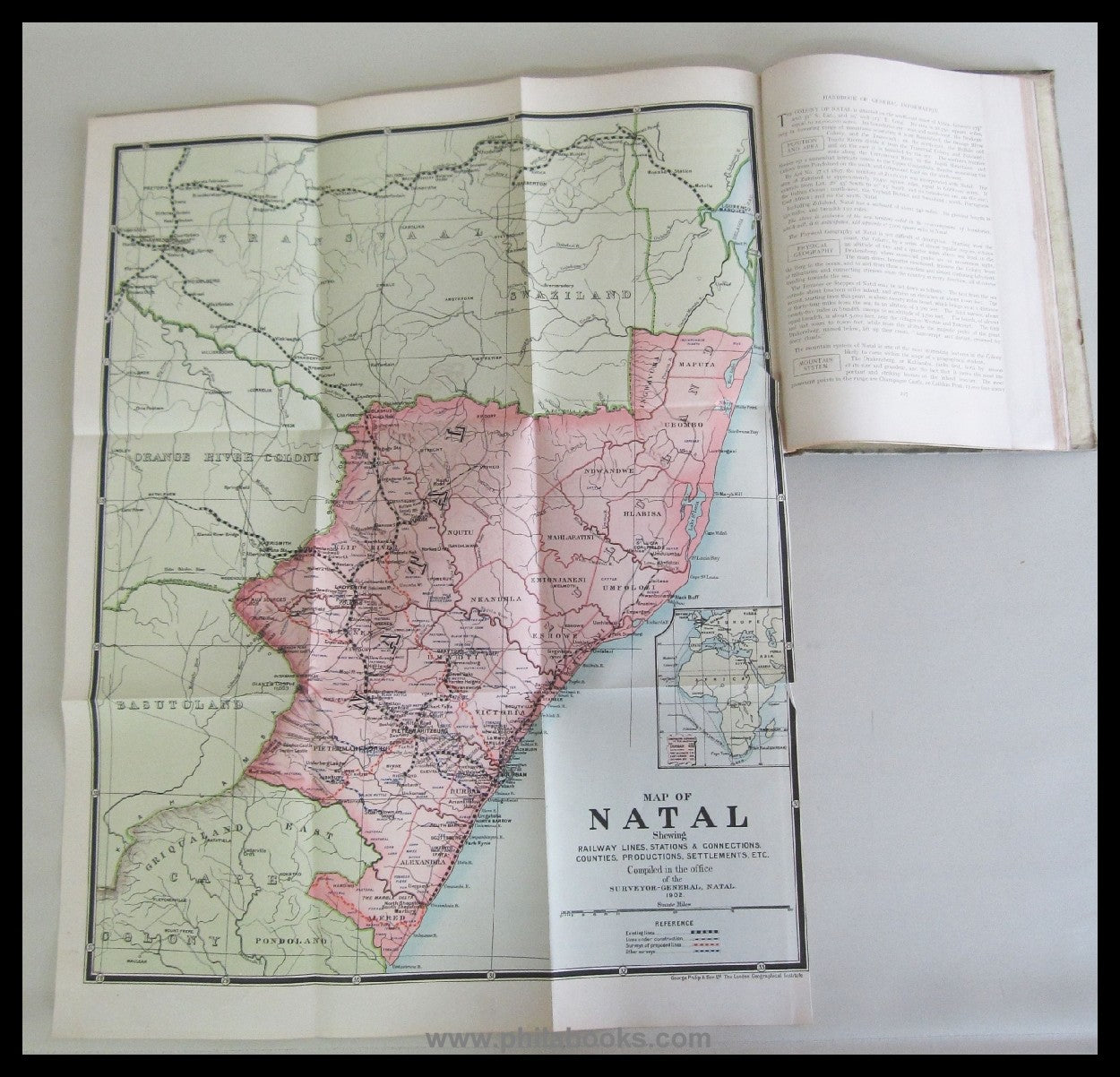 Harrison, CWF, Natal, Illustrated Official Railway Guide and Ge...