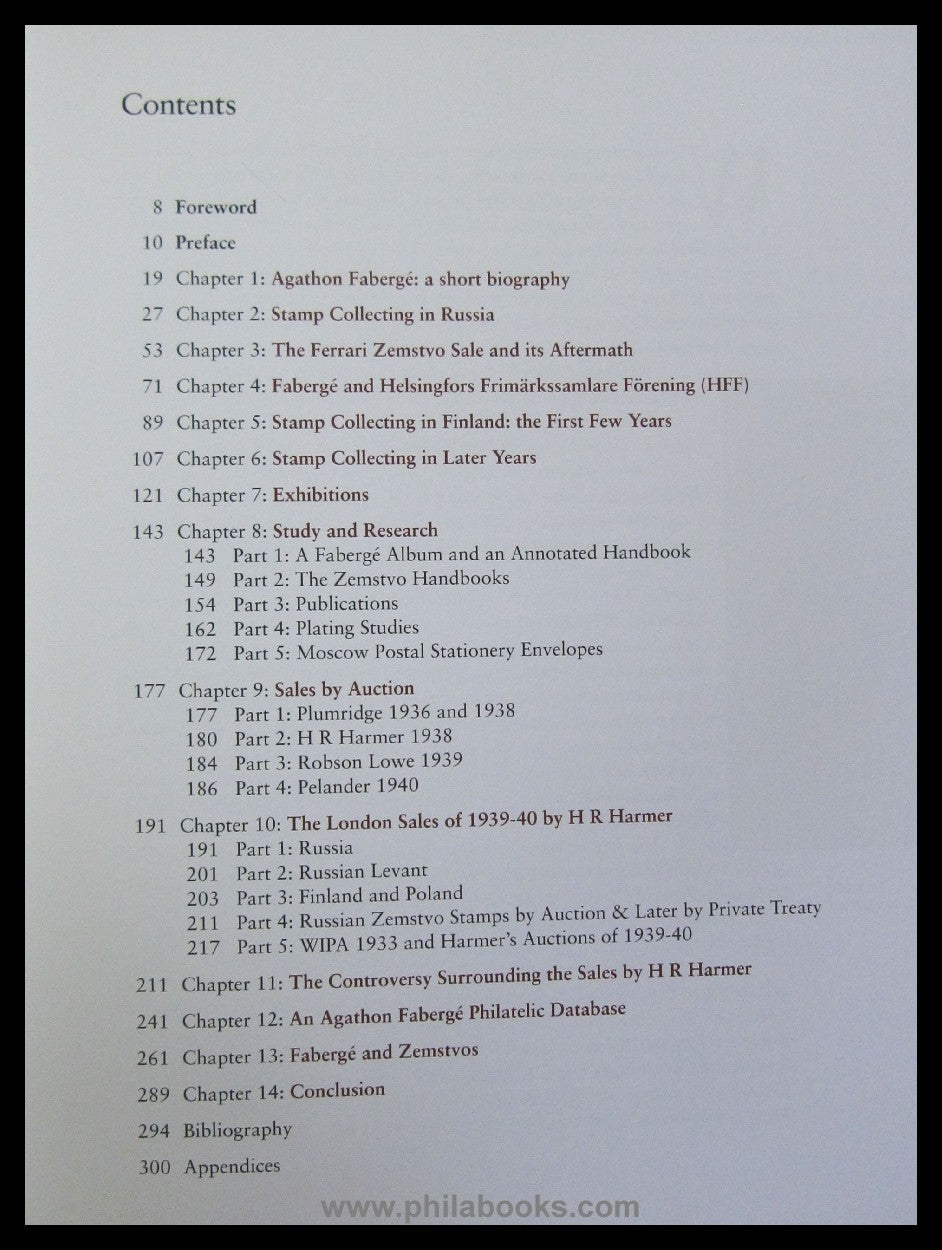 Hellman, K./ Stone, J.C., Agathon Fabergé - Portrait of a Philatel ...