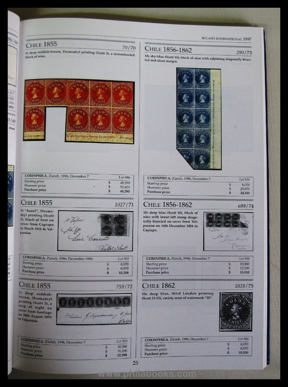 Bolaffi International 1997, Katalog der Auktionsrekorde der Saison ...