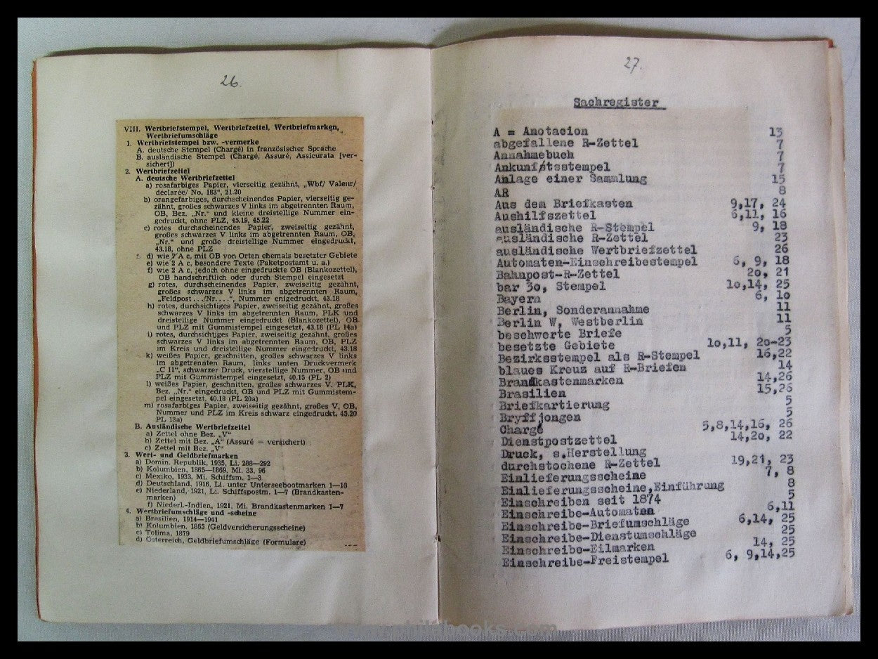 HALLENSIA: Paul, C., Geschichte und Kennzeichnung der eingeschrieb ...