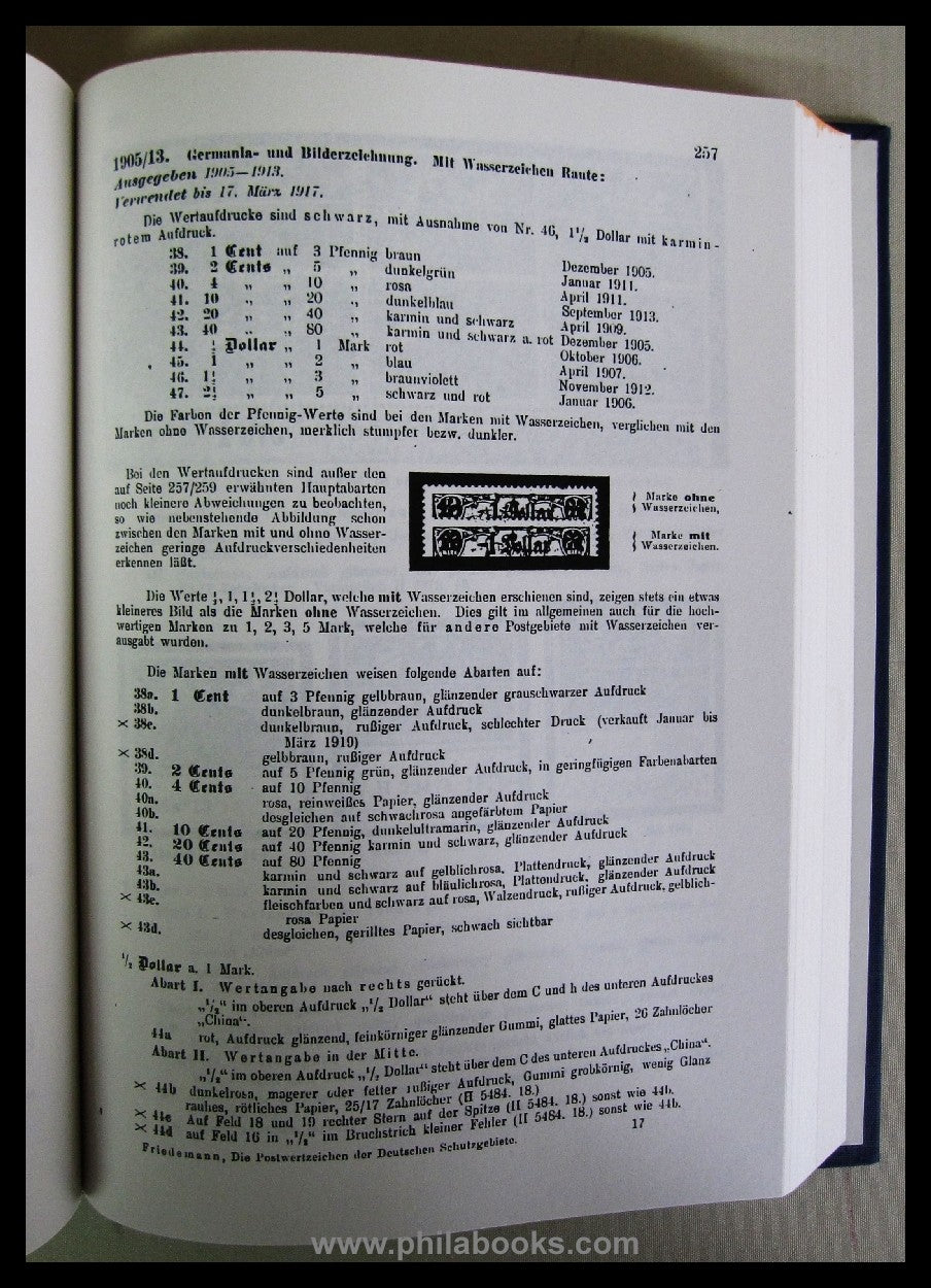 Friedemann, A., Die Postwertzeichen und Entwertungen der deutschen ...