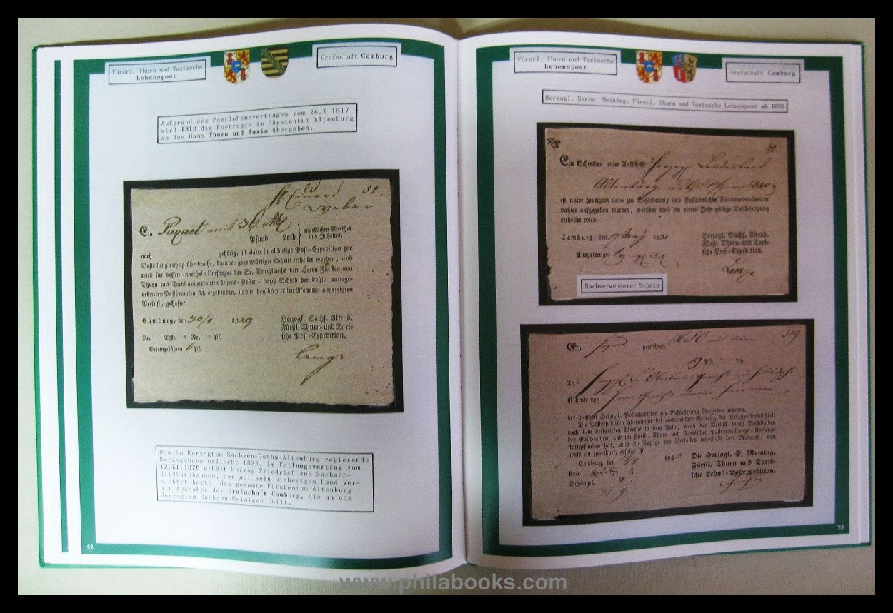 Heinrich Köhler (ed.), Saxony-Meinigen, Thuringia as philatelic ...