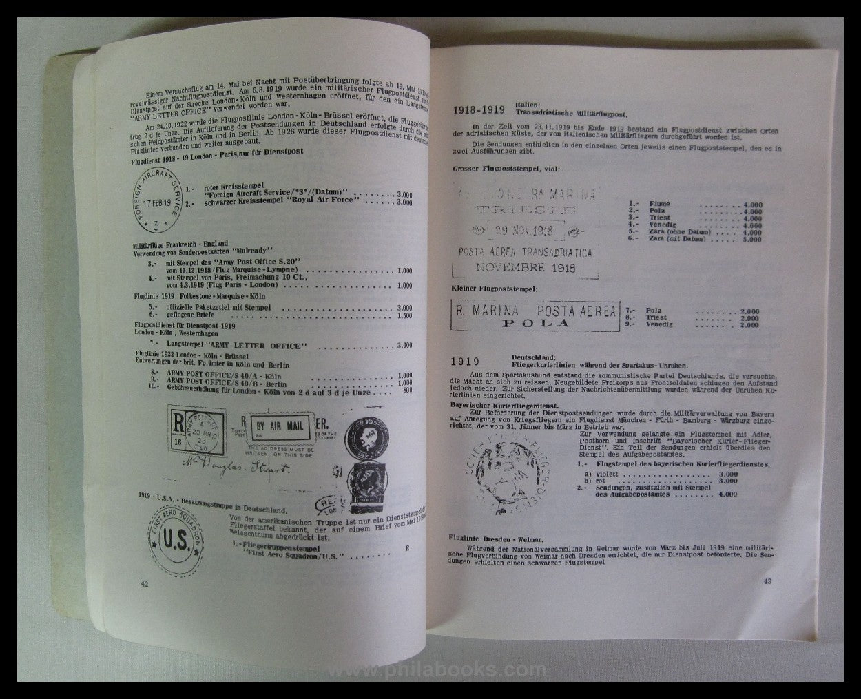 Clement, A., Handbook of Military Airmail 1793-1954, 1955 worldwide ...