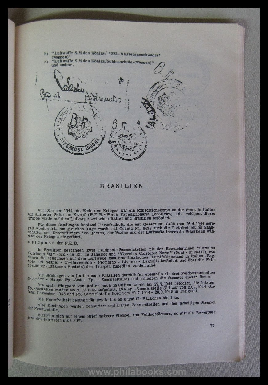 Clement, A., Handbook of Military Airmail 1793-1954, 1955 worldwide ...