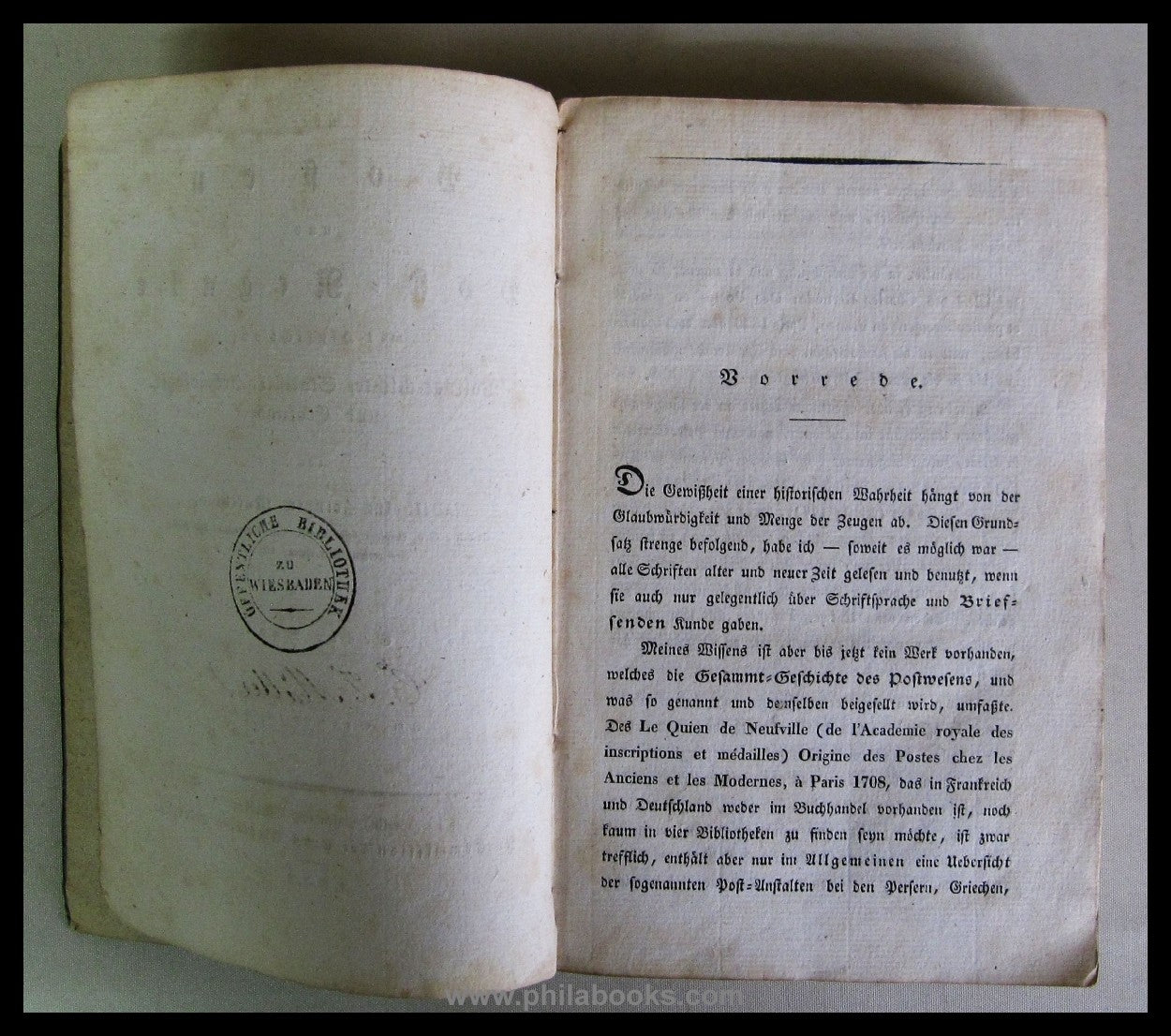 Matthias, Wilhelm Heinrich: Über Posten und Post-Regale, mit Hinsi ...