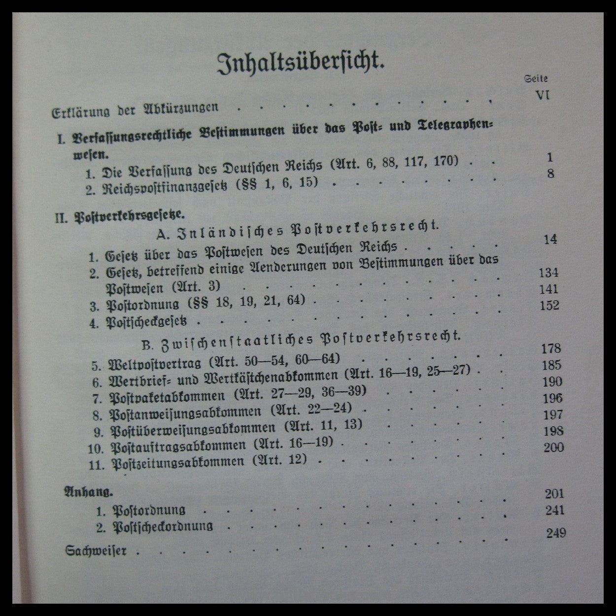 Niggl, Dr. jur. A., Postal Traffic Laws of the German Empire, 192 ...