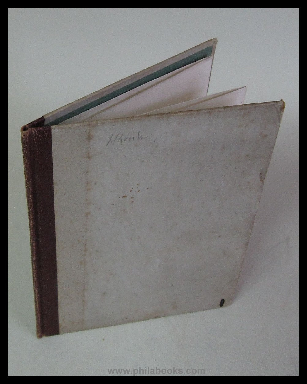 NÜRNBERG: Grundriss von Nürnberg, Faltplan um 1890, Halbleinen, Te ...