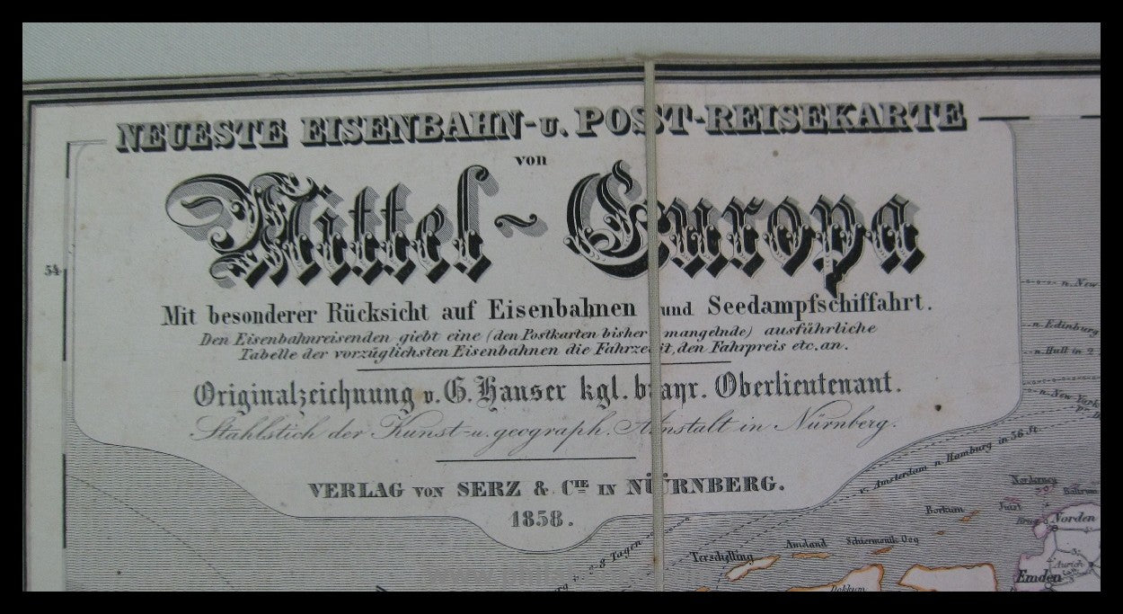 Latest railway and Postcard from Central Europe, Nuremberg, Origin...