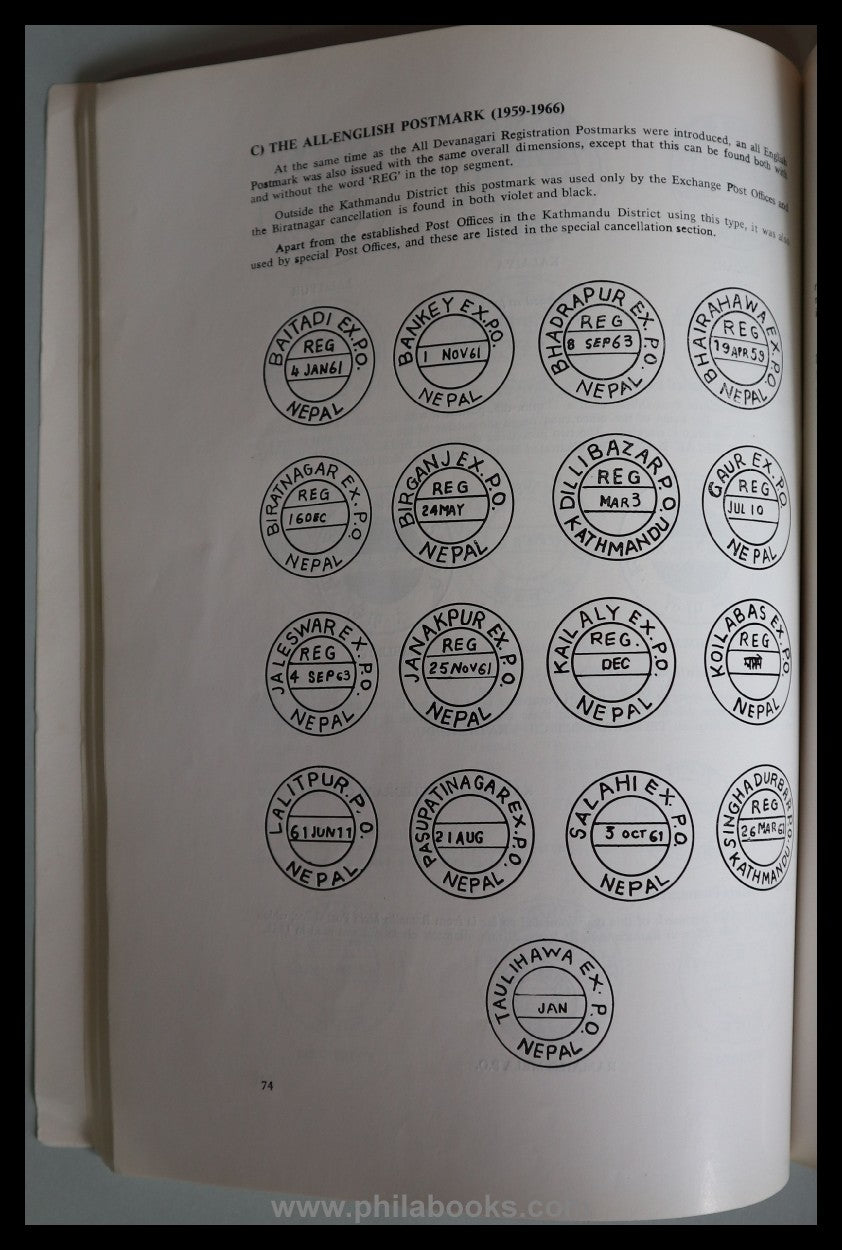 Hellrigl, Wolfgang/ Hepper, Colin: The Native Postmarks of Nepal, ...