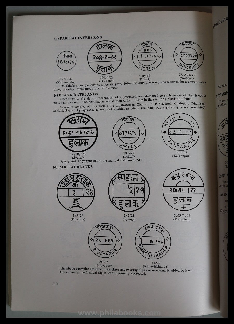 Hellrigl, Wolfgang/ Hepper, Colin: The Native Postmarks of Nepal, ...