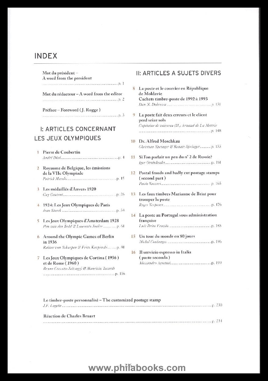Académie Européenne de Philatélie, Opus VIII, 2008, anthology with ...