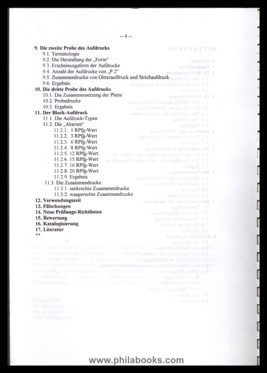 Heber, Dr. M., Netzschkau, 'local unspecific' and 'local specific...