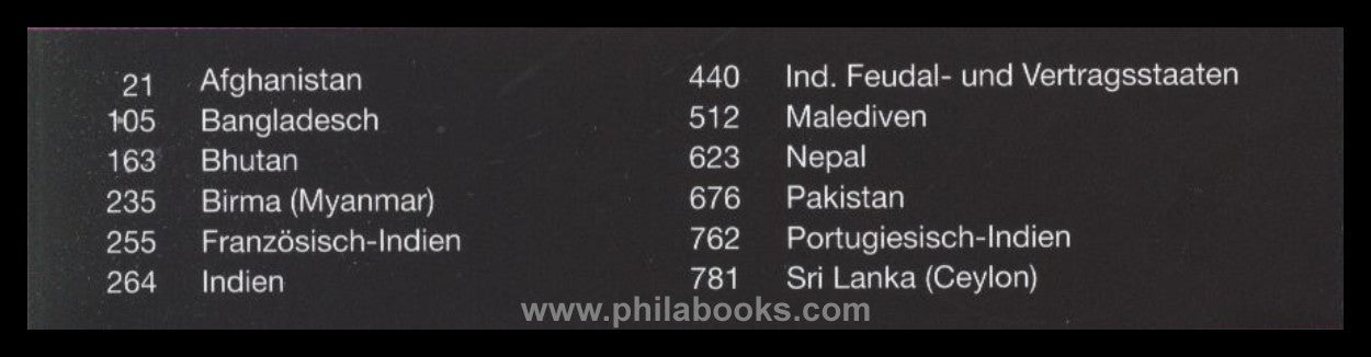 Michel catalog, South Asia 2010/2011, 2010, 889 pages, including Afgha ...