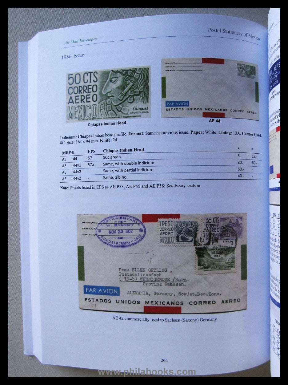 Bamert/Menuz/Walton, Postal Stationery of Mexico, United States Po ...
