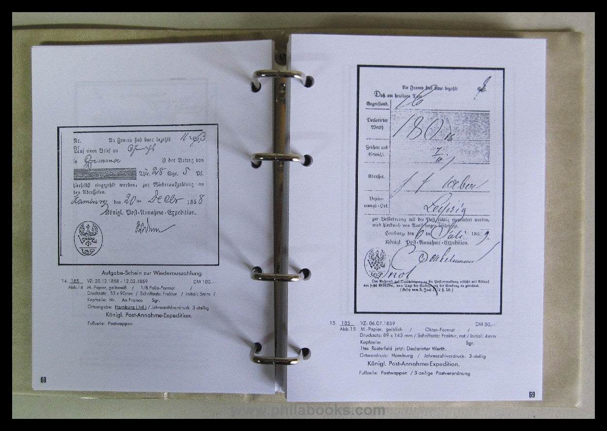 ArGe S-H, Hbg. & Lübeck, Die Post- & Fahrscheine der Freien und H ...