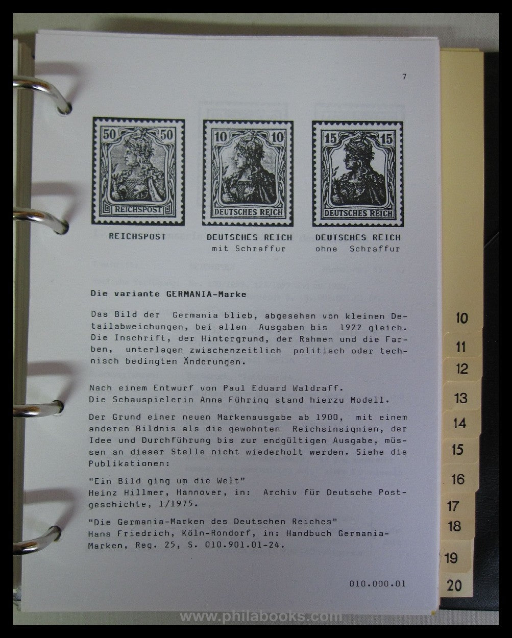 ArGe Germania, handbook of Germania brands, issued in loose succession...