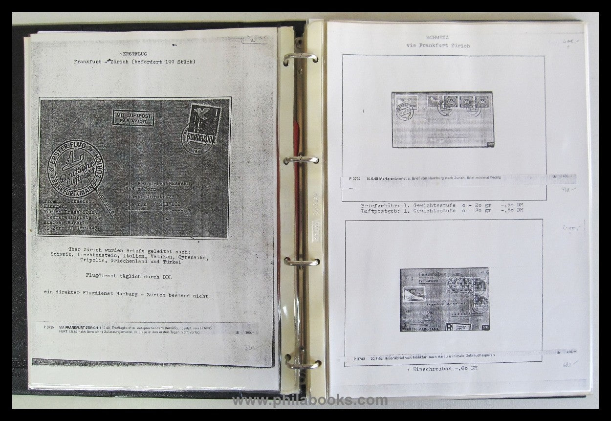 Deutsche Luftpost nach 1945 - 'JEIA-Marke', ältere Kopie einer seh ...