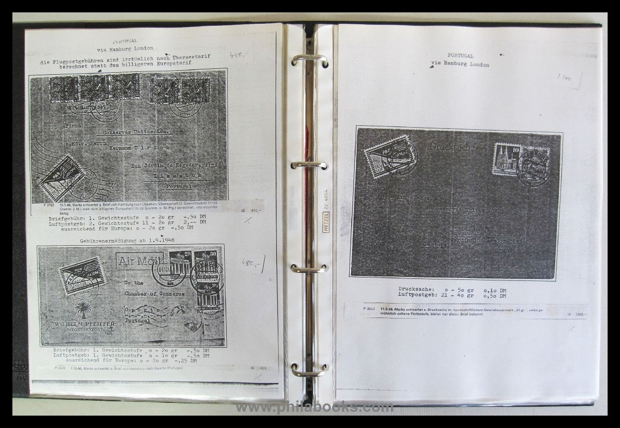 Deutsche Luftpost nach 1945 - 'JEIA-Marke', ältere Kopie einer seh ...