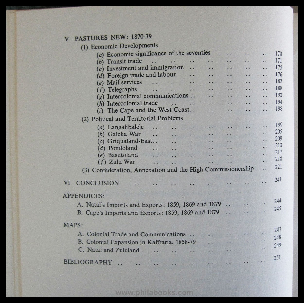 Le Cordeur, Dr. BA, The Relations between The Cape and Natal 184 ...